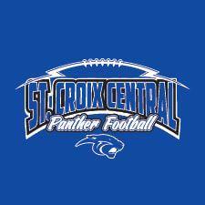 St. Croix Central Football team apparel graphics